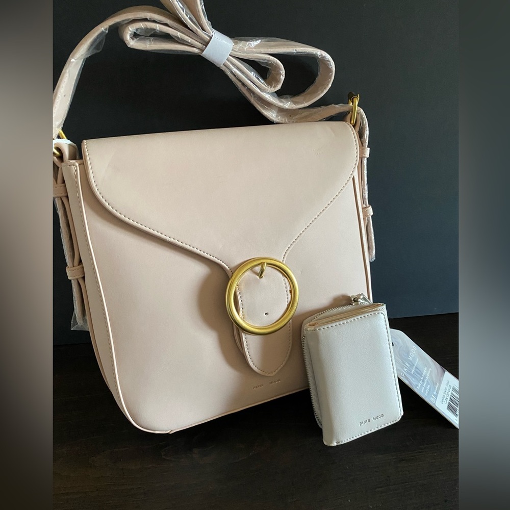 Pixie Mood Scarlette Crossbody in Misty Pink & Candice Wallet in Cloud 🆕 ☁️ 🩷